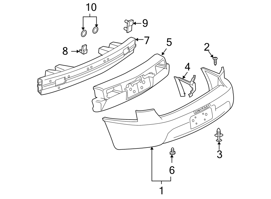 3REAR BUMPER. BUMPER & COMPONENTS.https://images.simplepart.com/images/parts/motor/fullsize/CL95950.png