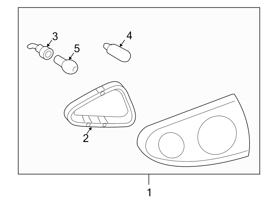 Diagram REAR LAMPS. TAIL LAMPS. for your 2007 GMC Sierra 1500 Classic Denali Crew Cab Pickup Fleetside  