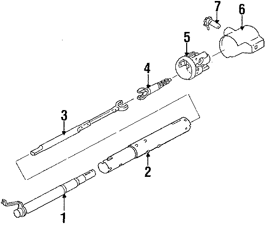 STEERING COLUMN & WHEEL.