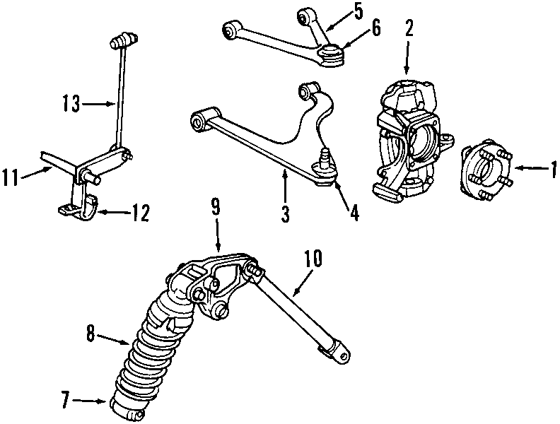 7FRONT SUSPENSION. LOWER CONTROL ARM. STABILIZER BAR. SUSPENSION COMPONENTS. UPPER CONTROL ARM.https://images.simplepart.com/images/parts/motor/fullsize/CMP030.png