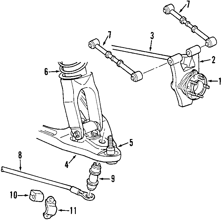 6REAR SUSPENSION. LOWER CONTROL ARM. STABILIZER BAR. SUSPENSION COMPONENTS. TRAILING ARM.https://images.simplepart.com/images/parts/motor/fullsize/CMP070.png