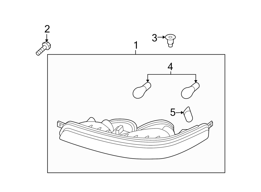 Diagram FRONT LAMPS. PARK & SIDE MARKER LAMPS. for your 2020 Chevrolet Spark  ACTIV Hatchback 