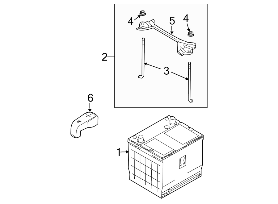 Diagram BATTERY. for your 2022 Chevrolet Spark   