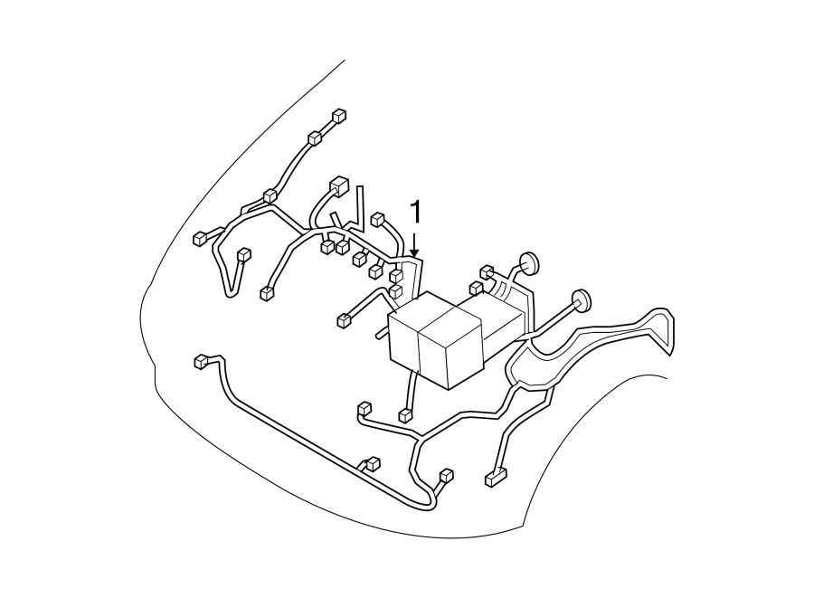 Chevrolet Impala Engine Wiring Harness W Ac W O Abs Auto