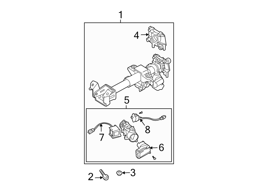 3STEERING COLUMN ASSEMBLY.https://images.simplepart.com/images/parts/motor/fullsize/CN04260.png