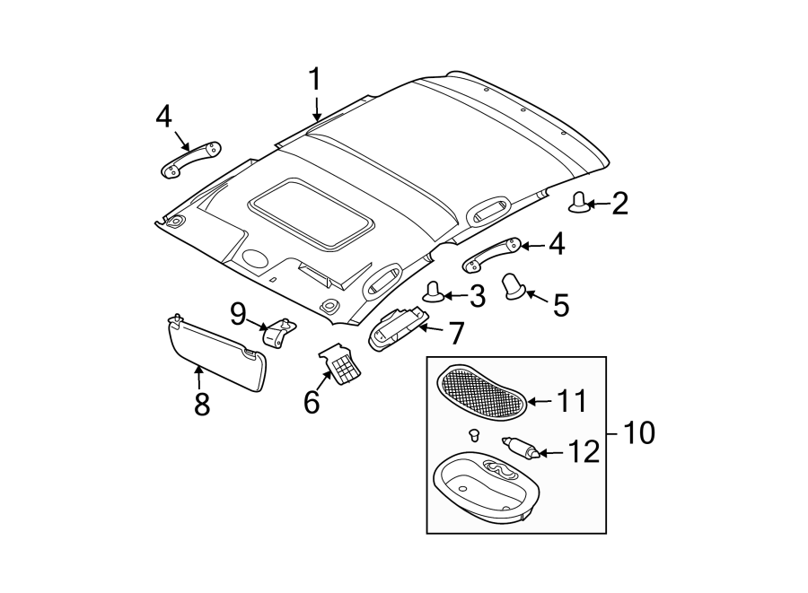 Diagram INTERIOR TRIM. for your 1990 Buick Century   