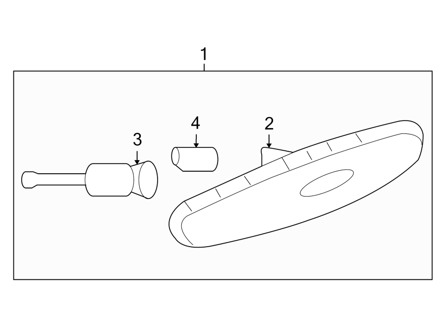 Diagram REAR LAMPS. SIDE MARKER LAMPS. for your 1994 GMC C1500 Suburban   