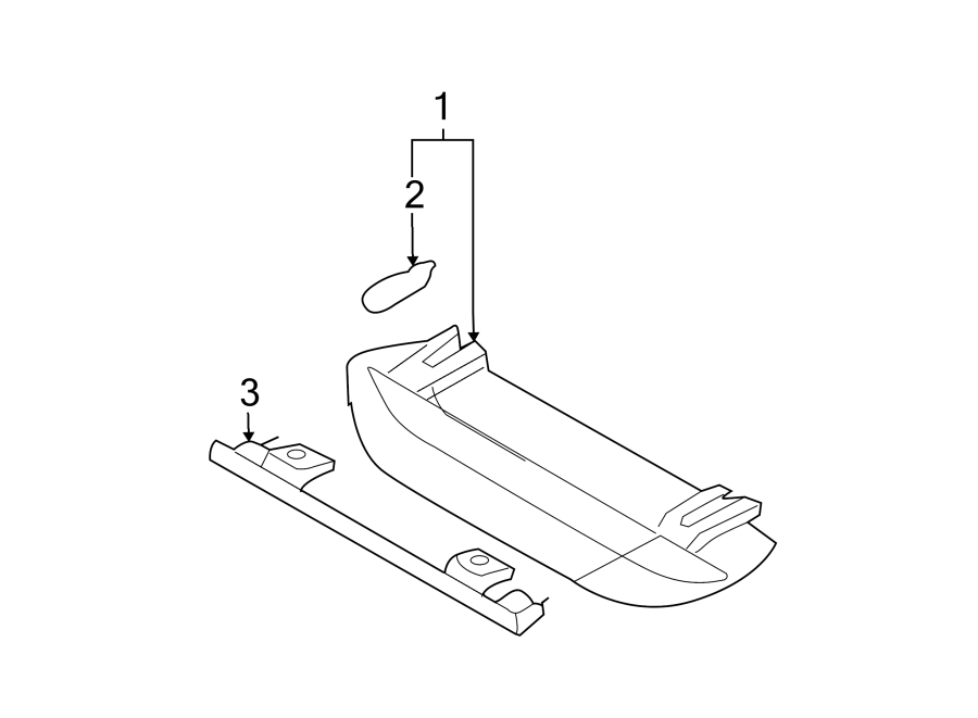 Diagram REAR LAMPS. HIGH MOUNTED STOP LAMP. for your 2005 Chevrolet Malibu   