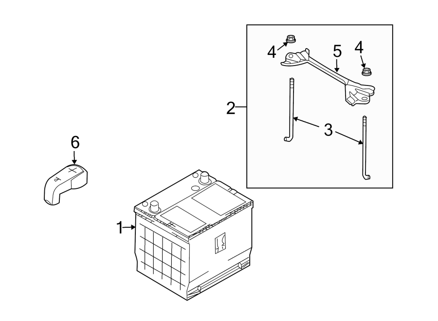 Diagram BATTERY. for your 2022 Chevrolet Spark   