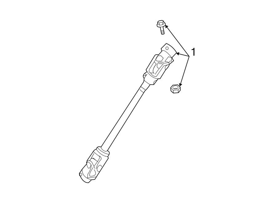 STEERING COLUMN. SHAFT & INTERNAL COMPONENTS.