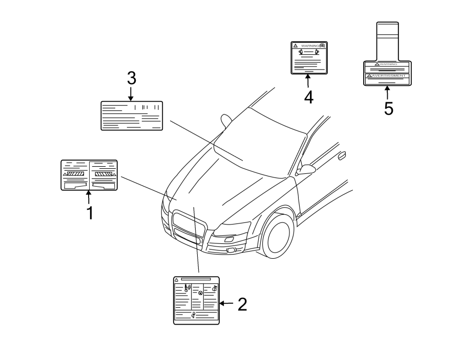 Diagram INFORMATION LABELS. for your 1999 Chevrolet Silverado   