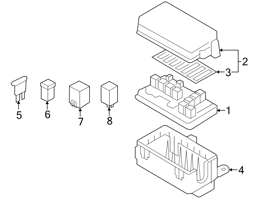 Diagram FUSE & RELAY. for your 2005 Chevrolet Cobalt   