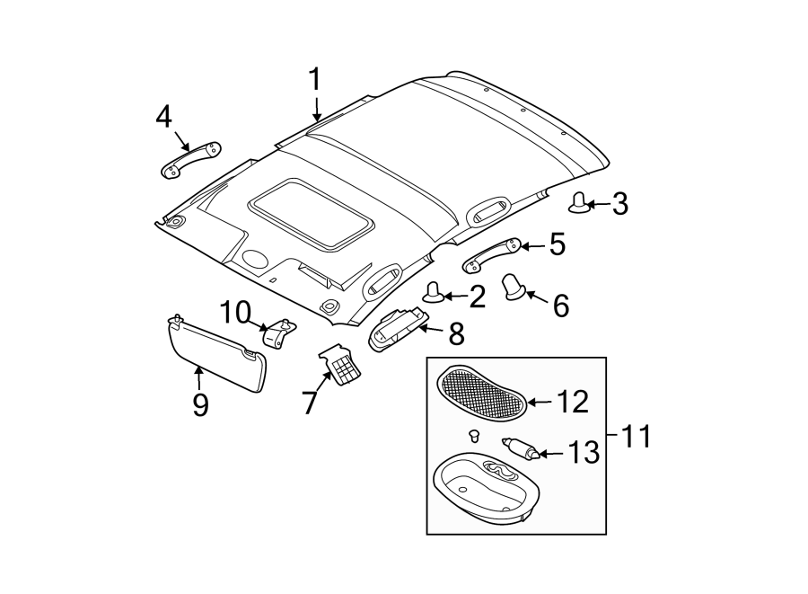 Diagram INTERIOR TRIM. for your 1990 Buick Century   