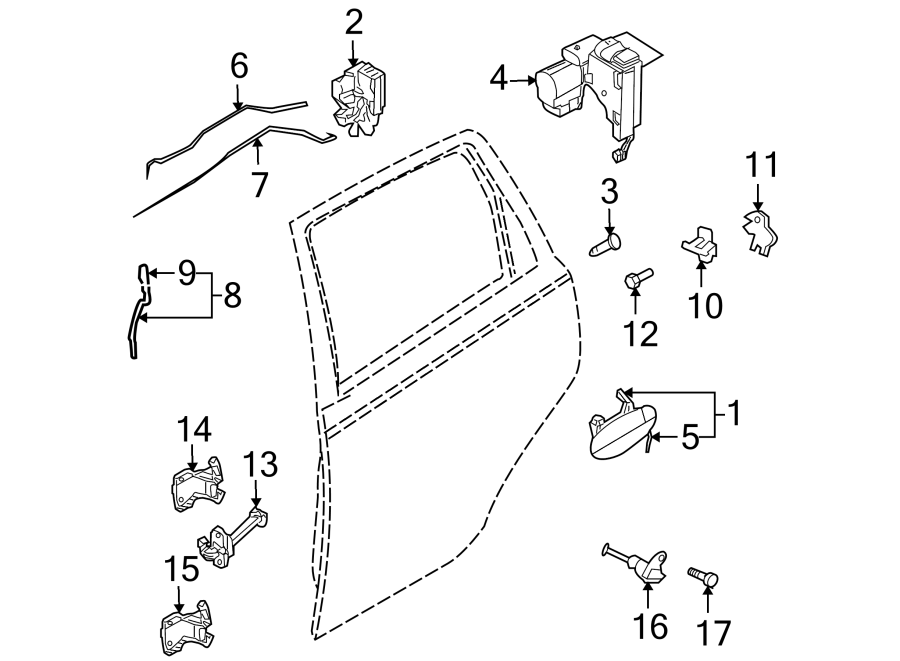 16REAR DOOR. LOCK & HARDWARE.https://images.simplepart.com/images/parts/motor/fullsize/CN09415.png