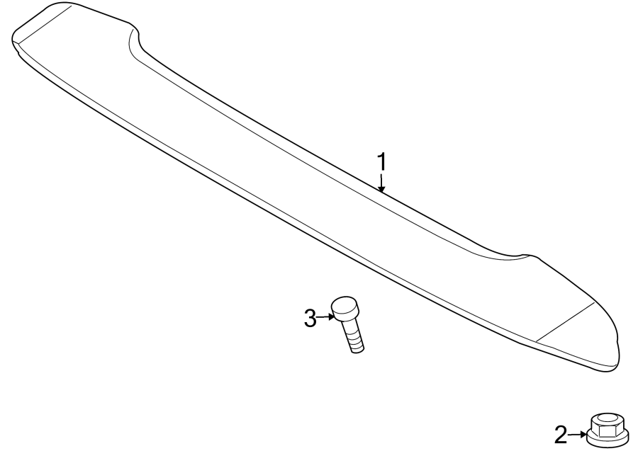 Diagram LIFT GATE. SPOILER. for your 2019 Chevrolet Camaro   