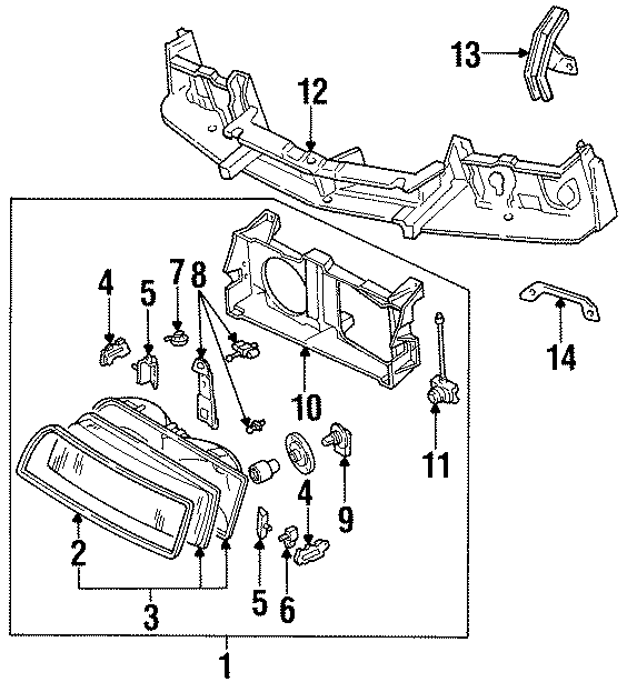 6FRONT LAMPS. HEADLAMP COMPONENTS.https://images.simplepart.com/images/parts/motor/fullsize/CN87050.png