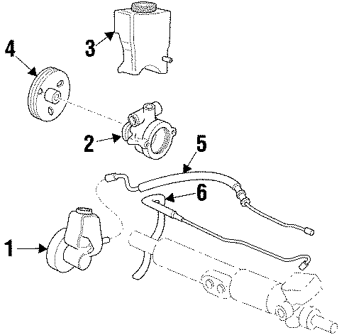 STEERING GEAR & LINKAGE. PUMP & HOSES.