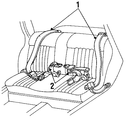 RESTRAINT SYSTEMS. REAR SEAT BELTS.