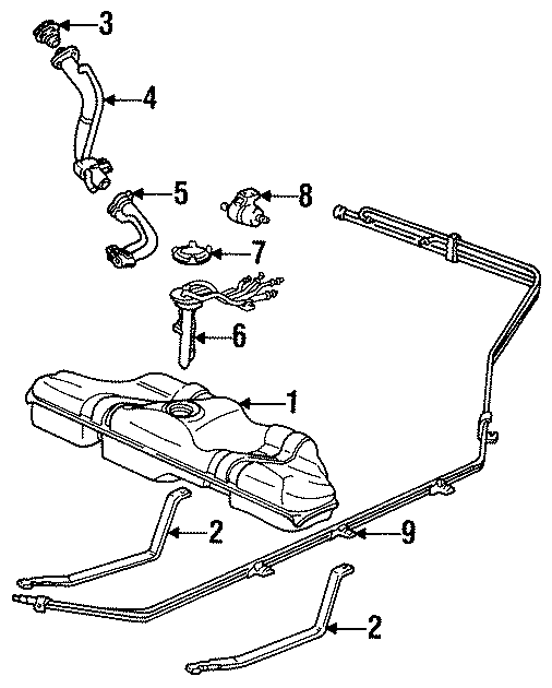 FUEL SYSTEM COMPONENTS. Diagram