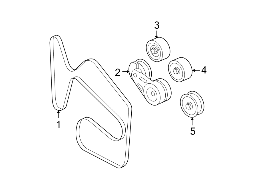 BELTS & PULLEYS. Diagram