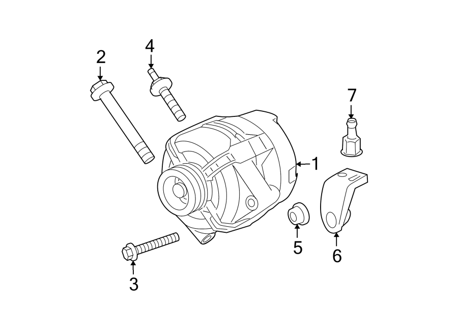 Diagram ALTERNATOR. for your 1992 Chevrolet Blazer   