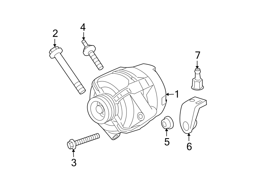 Diagram ALTERNATOR. for your 1992 Chevrolet Blazer   