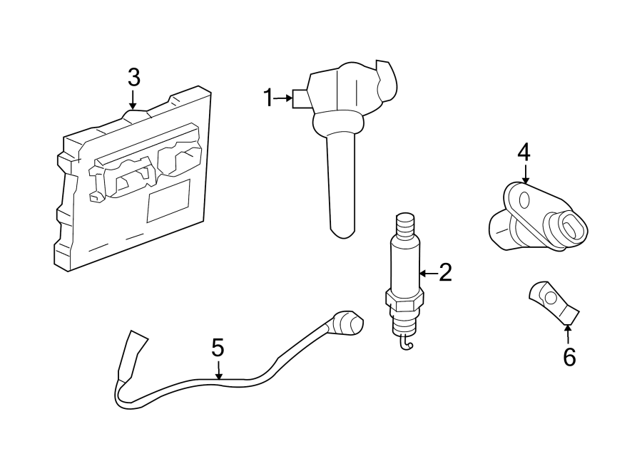 Diagram IGNITION SYSTEM. for your 2013 Cadillac Escalade EXT   