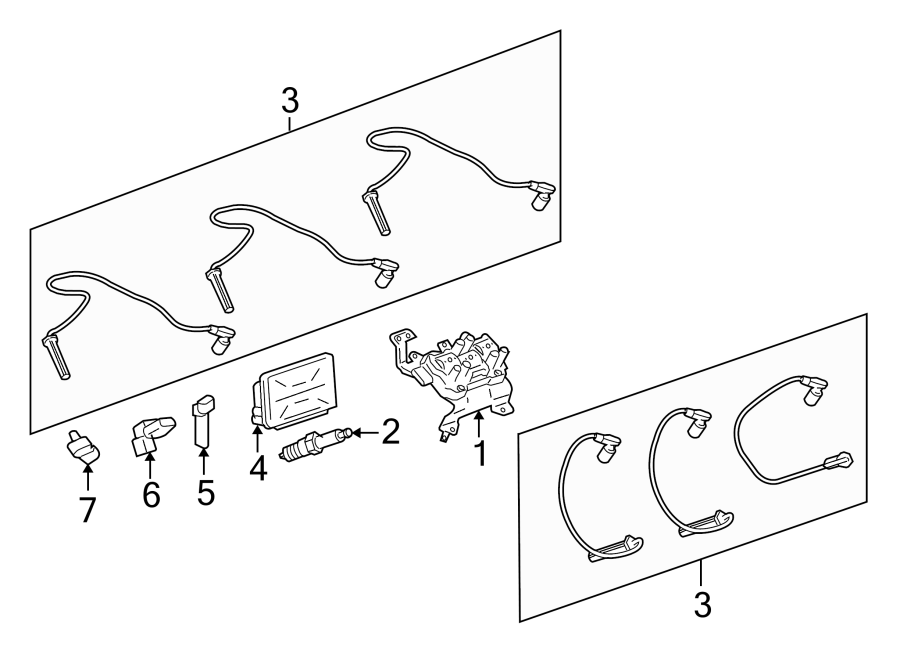 Diagram IGNITION SYSTEM. for your 2022 Chevrolet Spark 1.4L Ecotec CVT LT Hatchback 