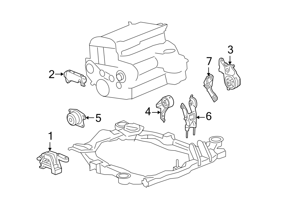 4ENGINE / TRANSAXLE. ENGINE MOUNTING.https://images.simplepart.com/images/parts/motor/fullsize/CP04305.png