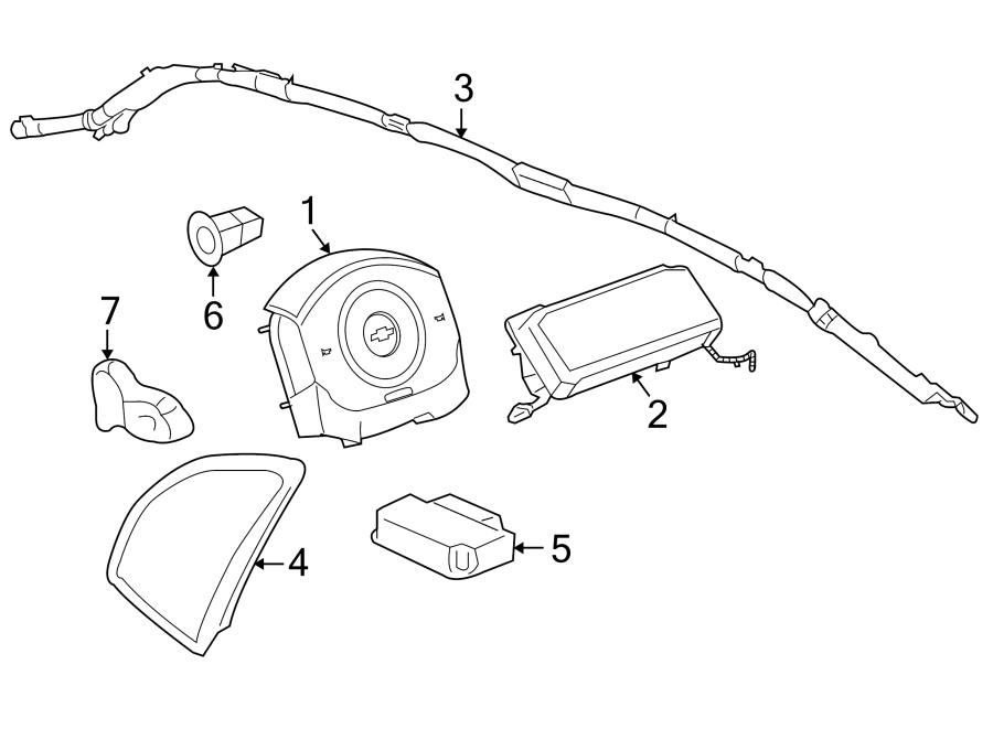 RESTRAINT SYSTEMS. AIR BAG COMPONENTS.