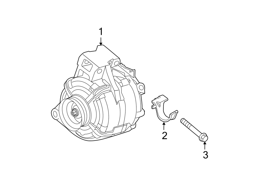 Diagram ALTERNATOR. for your 2014 GMC Sierra 2500 HD 6.0L Vortec V8 CNG A/T RWD WT Crew Cab Pickup 