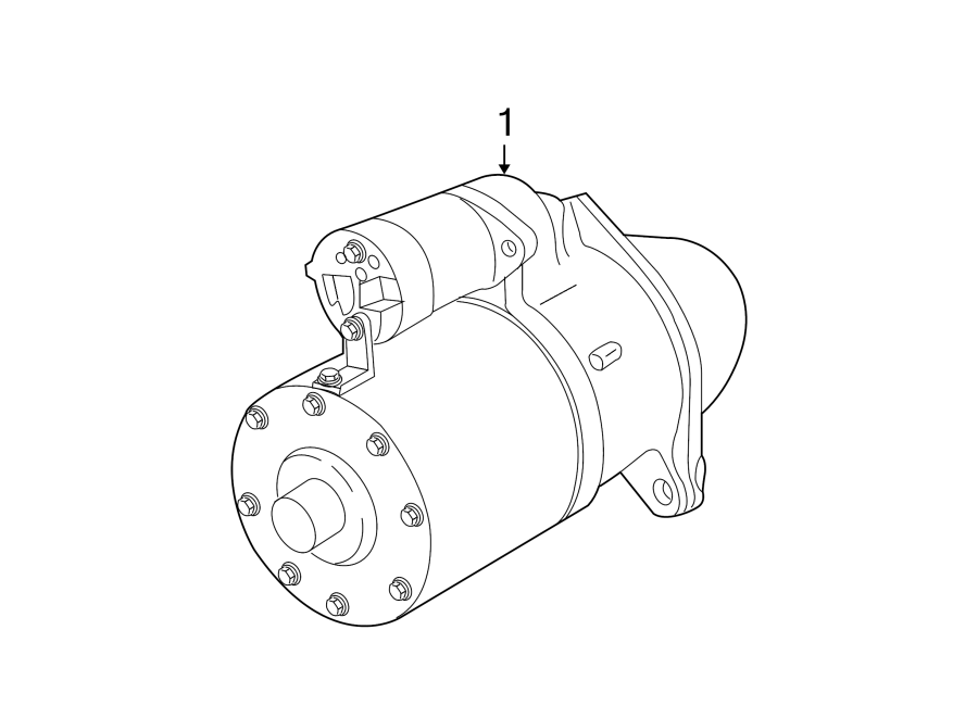 Diagram STARTER. for your 2023 Cadillac XT4   