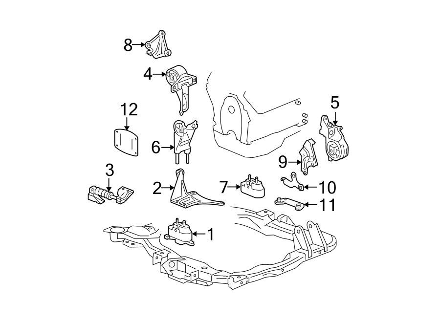 1ENGINE / TRANSAXLE. ENGINE MOUNTING.https://images.simplepart.com/images/parts/motor/fullsize/CP08668.png