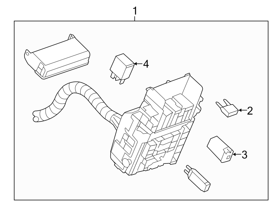 Diagram FUSE & RELAY. for your 2014 Buick Encore   