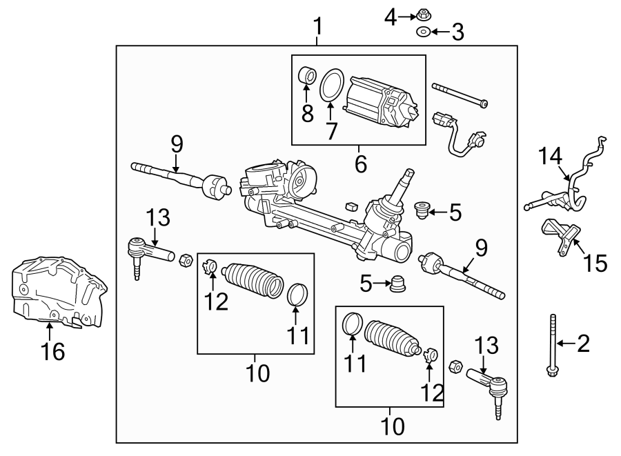 STEERING GEAR & LINKAGE. Diagram