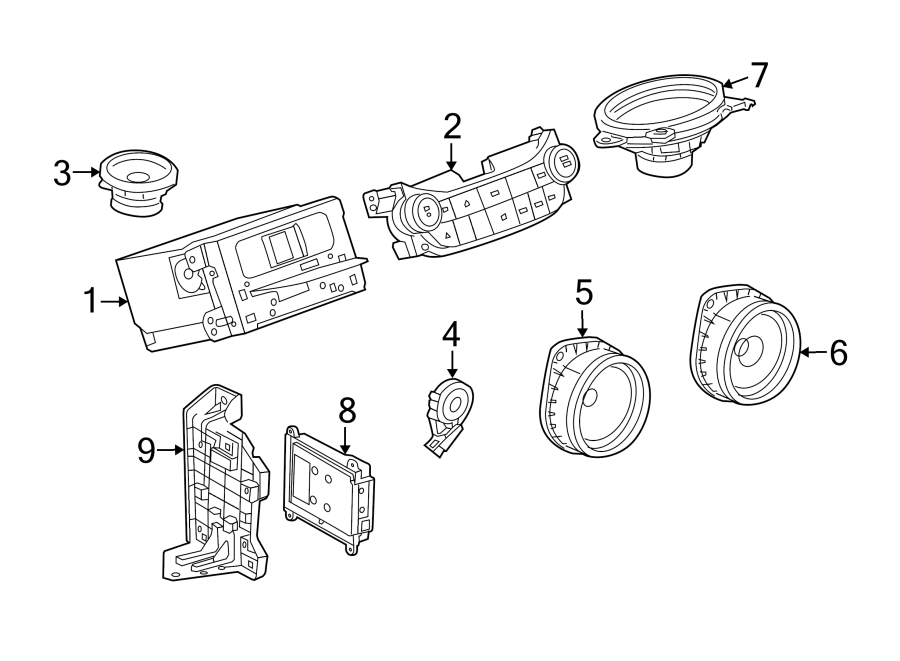 Diagram INSTRUMENT PANEL. SOUND SYSTEM. for your 1984 Buick Century   