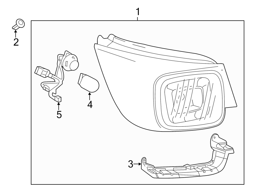 Diagram REAR LAMPS. TAIL LAMPS. for your 2011 Chevrolet Express 2500   