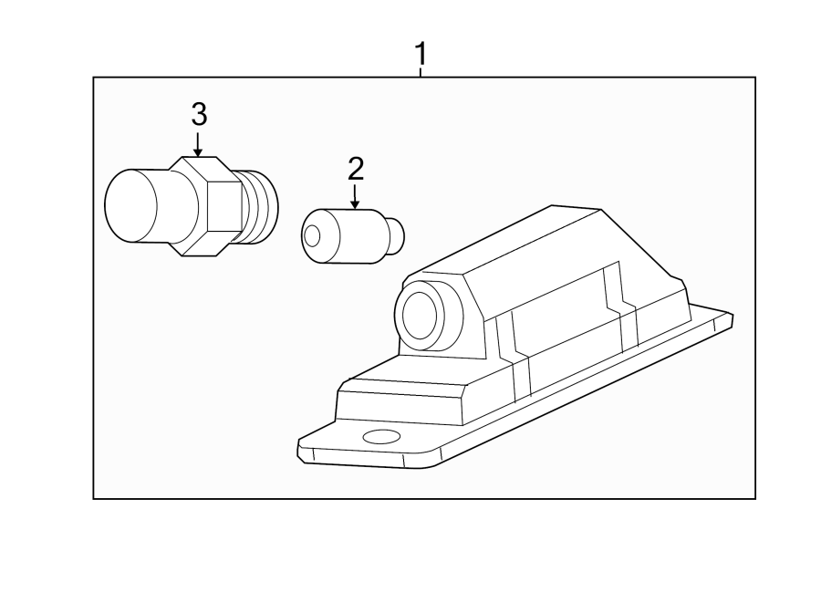 Diagram REAR LAMPS. LICENSE LAMPS. for your 2006 GMC Sierra 2500 HD 6.6L Duramax V8 DIESEL M/T 4WD SLE Standard Cab Pickup 