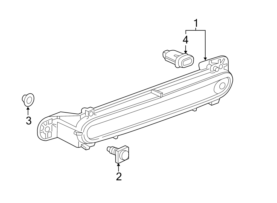 REAR LAMPS. HIGH MOUNTED STOP LAMP.