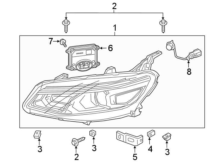 1FRONT LAMPS. HEADLAMP COMPONENTS.https://images.simplepart.com/images/parts/motor/fullsize/CP16027.png