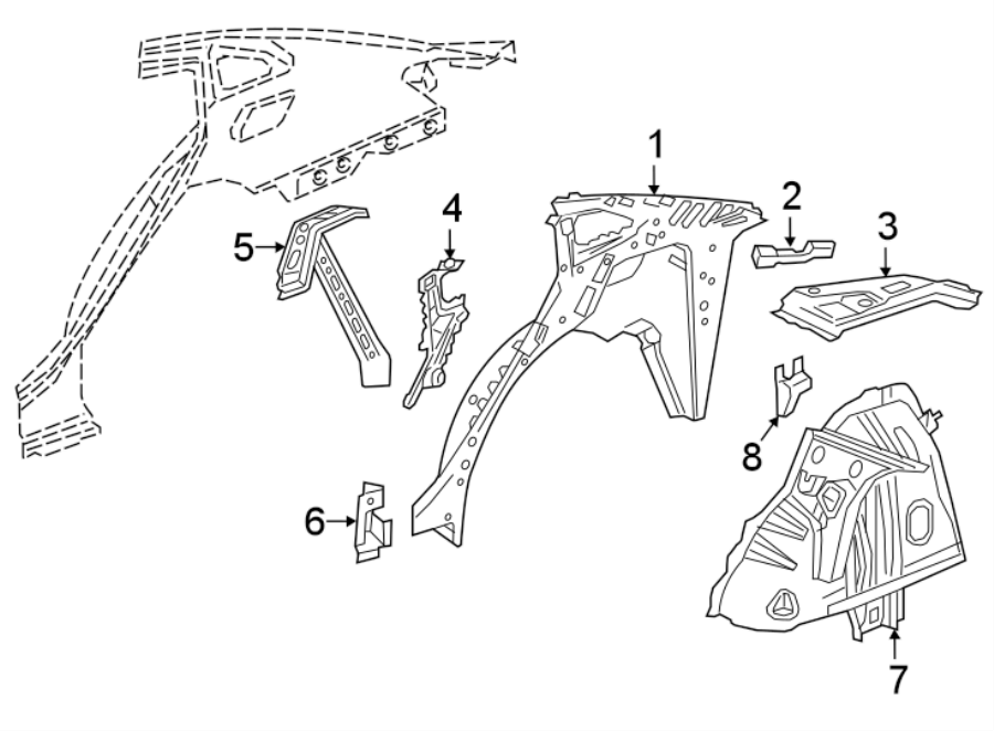 6QUARTER PANEL. INNER STRUCTURE.https://images.simplepart.com/images/parts/motor/fullsize/CP16615.png