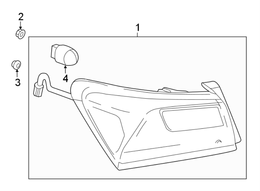 Diagram REAR LAMPS. TAIL LAMPS. for your 2008 Chevrolet Malibu LS Sedan 2.4L Ecotec A/T 