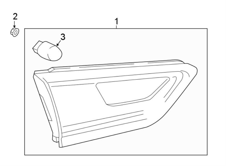 Diagram REAR LAMPS. BACKUP LAMPS. for your 2008 Chevrolet Malibu LS Sedan 2.4L Ecotec A/T 