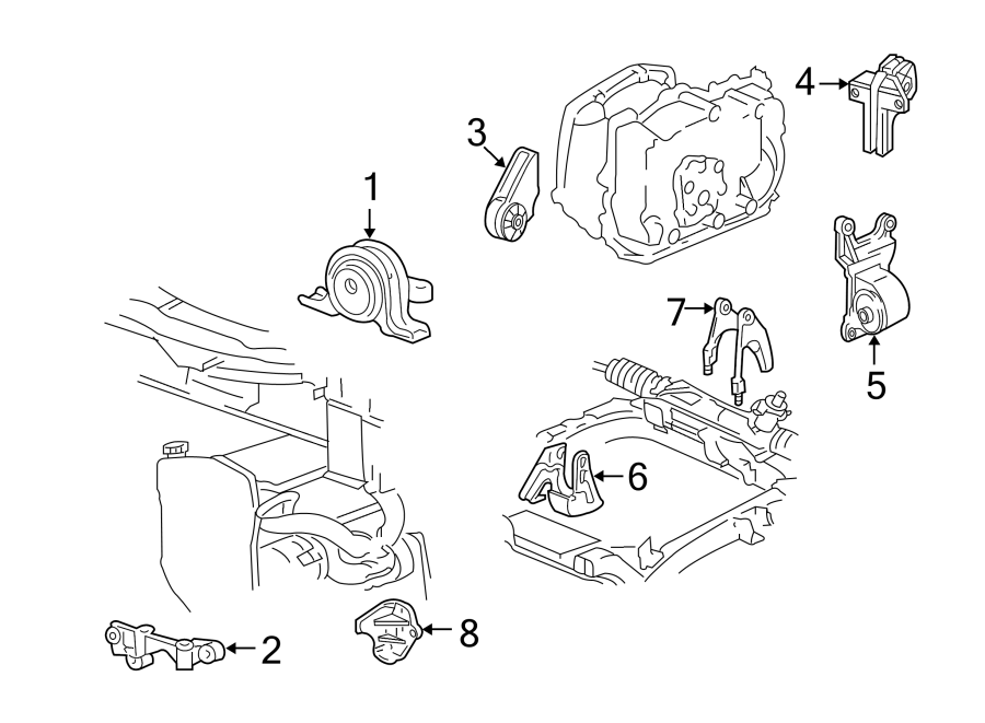 4ENGINE / TRANSAXLE. ENGINE MOUNTING.https://images.simplepart.com/images/parts/motor/fullsize/CP97222.png