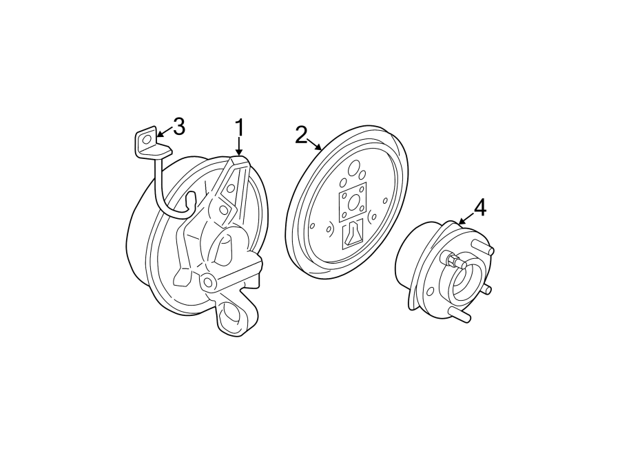 REAR SUSPENSION. BRAKE COMPONENTS.