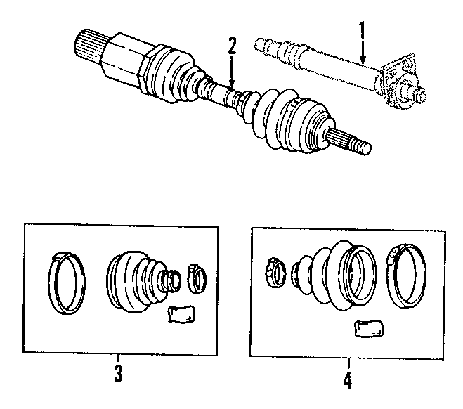 DRIVE AXLES. AXLE SHAFTS & JOINTS.