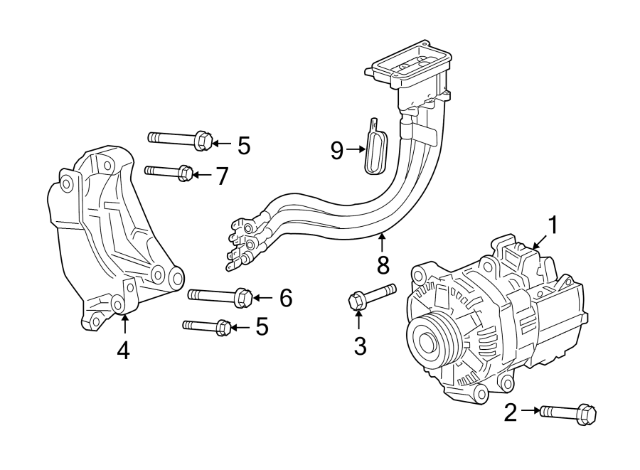 Diagram ELECTRICAL COMPONENTS. for your 2005 Chevrolet Uplander    