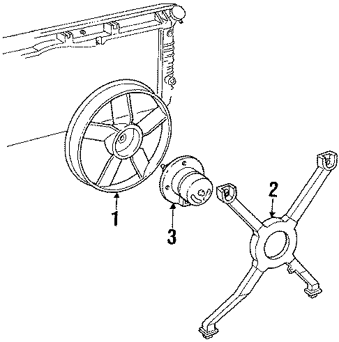 Diagram COOLING FAN. for your 2013 Chevrolet Equinox LTZ Sport Utility  