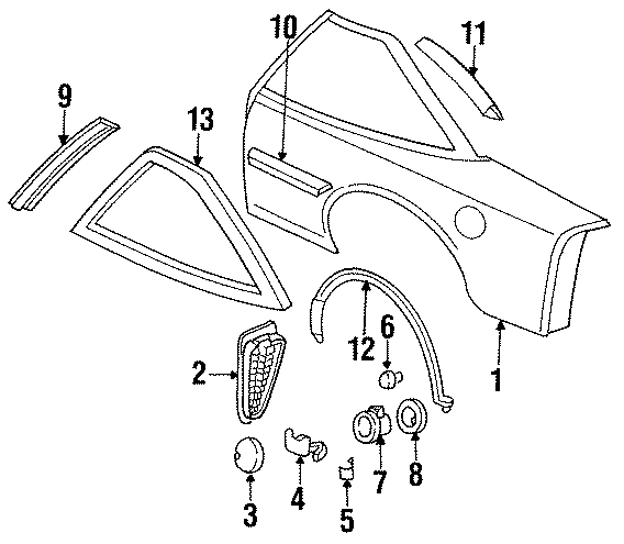 6QUARTER PANEL. EXTERIOR TRIM. GLASS.https://images.simplepart.com/images/parts/motor/fullsize/CR90130.png