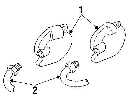 high note (A). horn package. low note (F).